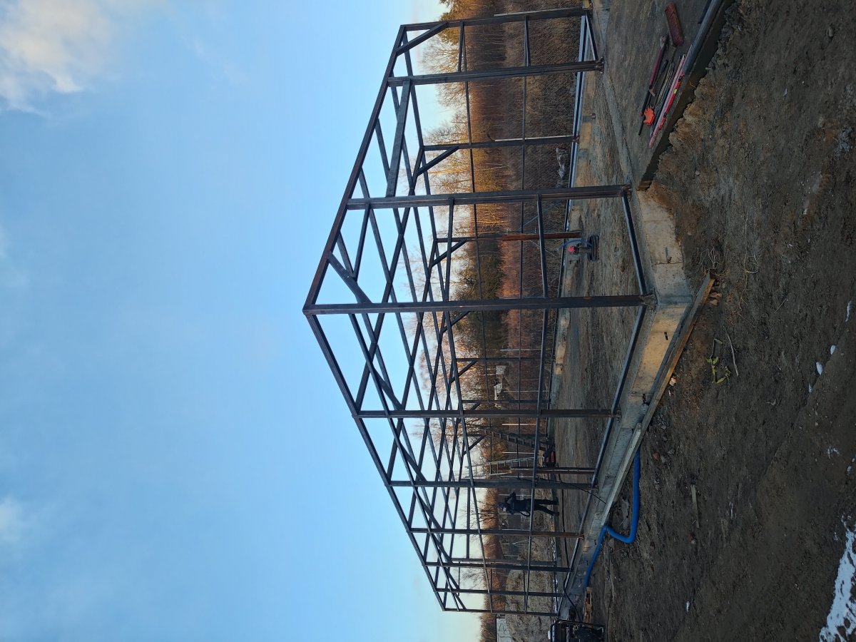 Szkielet hali prodikcyjnej