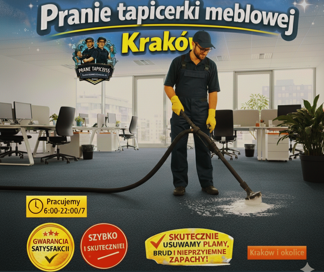 Pranie wykładzin i dywanów. Kraków 