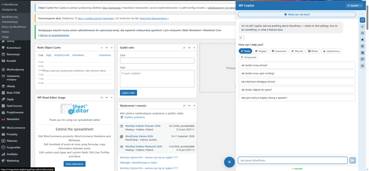 WP Copilot — wtyczka AI dla WordPress