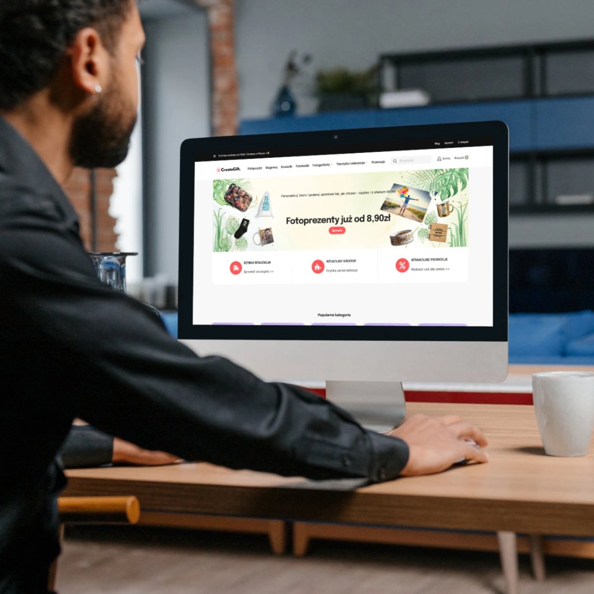 Creategift.pl - Wdrożenie sklepu z personalizowanymi produktami