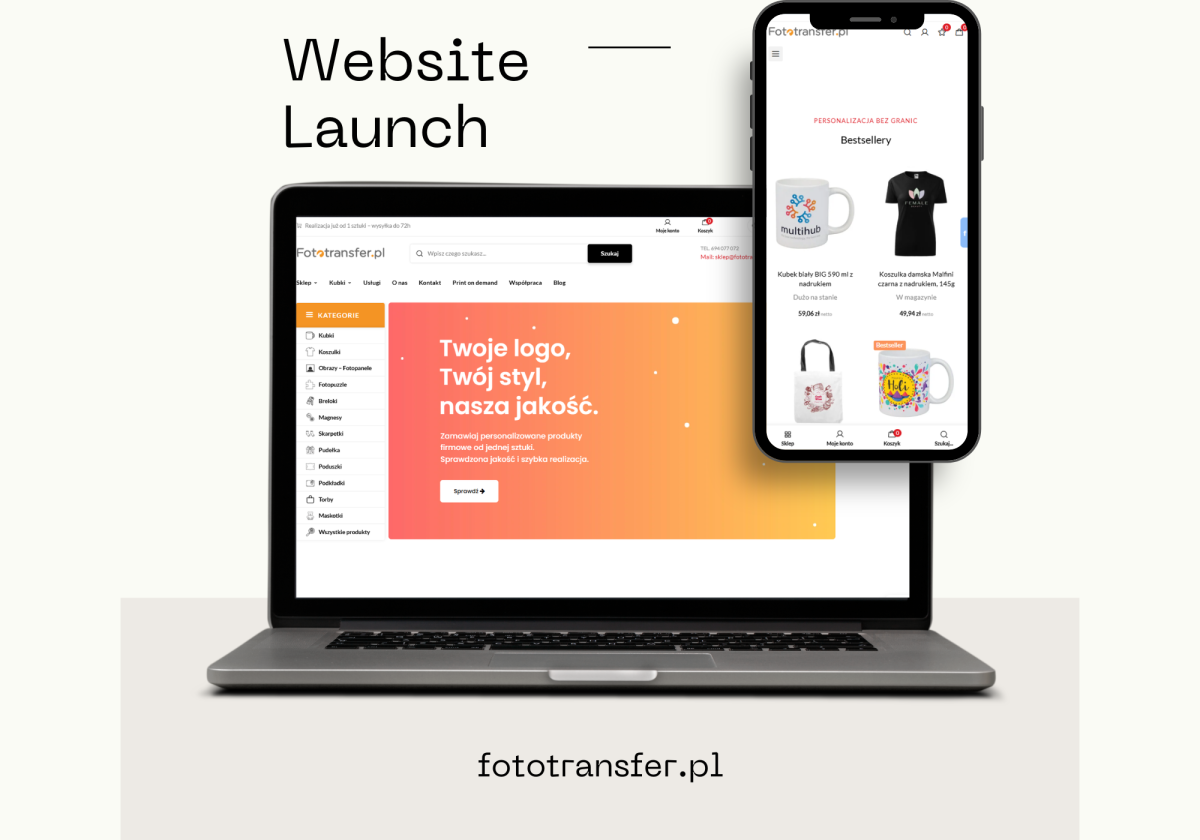 Fototransfer.pl - wdrożenie sklepu B2B - Woocommerce